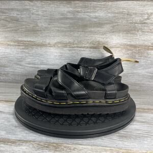 Dr. Doc Martens Women's Blaire Leather Platform Strappy Sandals Size 6